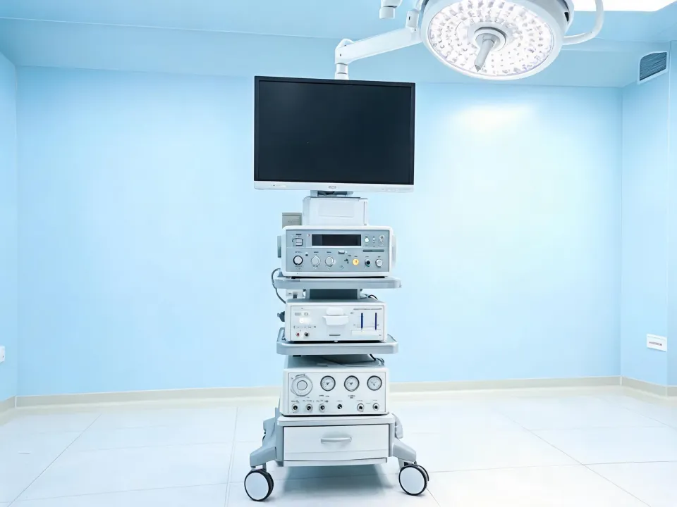 Laparoscopic endoscopy tower with 4K monitor